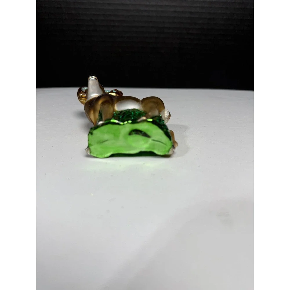 OWC‎ Sparkling Woodland Deer Ornament Glitter Antlers Christmas Tree Decor